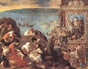 MAINO, Fray Juan Bautista The Recovery of Bahia in 1625 sg USA oil painting artist